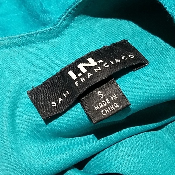 TEAL SEQUINS NATIVE MINI DRESS TRIBAL COLORFUL COWGIRL SIZE SMALL - Picture 5 of 8